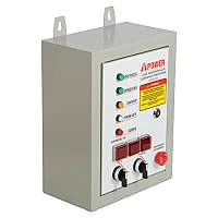 Генератор A-iPower A3500EAX в супертихом зимнем кожухе 1400SS RAL 7024 + блок автозапуска A-iPower 400 В, 25 А