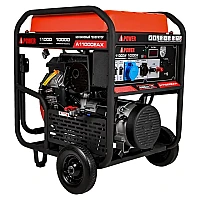 Генератор A-iPower A11000EAX в тихом зимнем кожухе 1600 RAL 7024 + блок автозапуска A-iPower 230В/400В 100А 8 ПИН