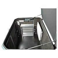 Бензиновый генератор FUBAG BS 5500 A ES в тихом зимнем кожухе 1200 RAL 8019